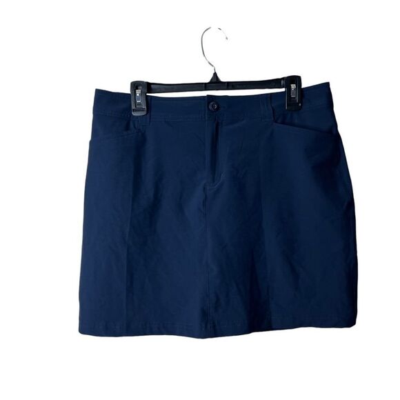 Eddie Bauer Navy Blue Active Athletic Outdoor Skirt Skort Tennis Golf - Picture 1 of 6